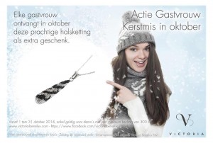 Victoria kerstmis in oktober 2014