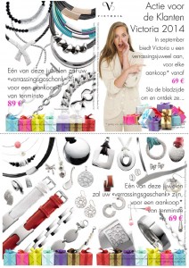 Victoria klanten actie september 2014 